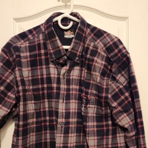 Ridgecut Heavyweight Flannel Plaid Button-Up Shirt